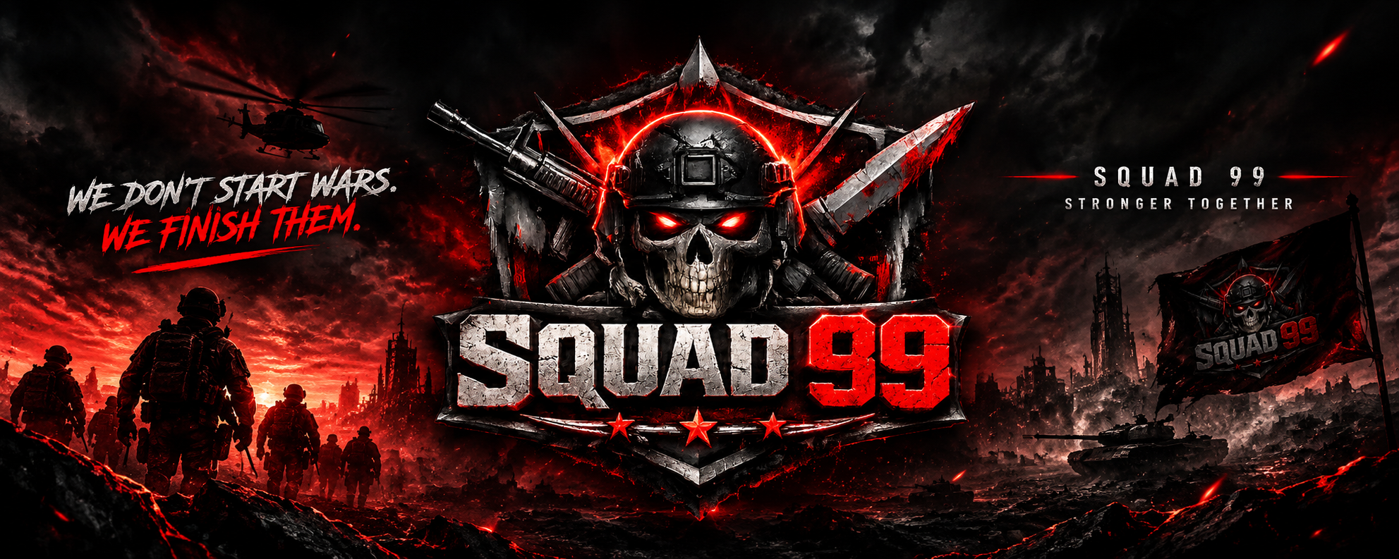 SQUAD 99 banner